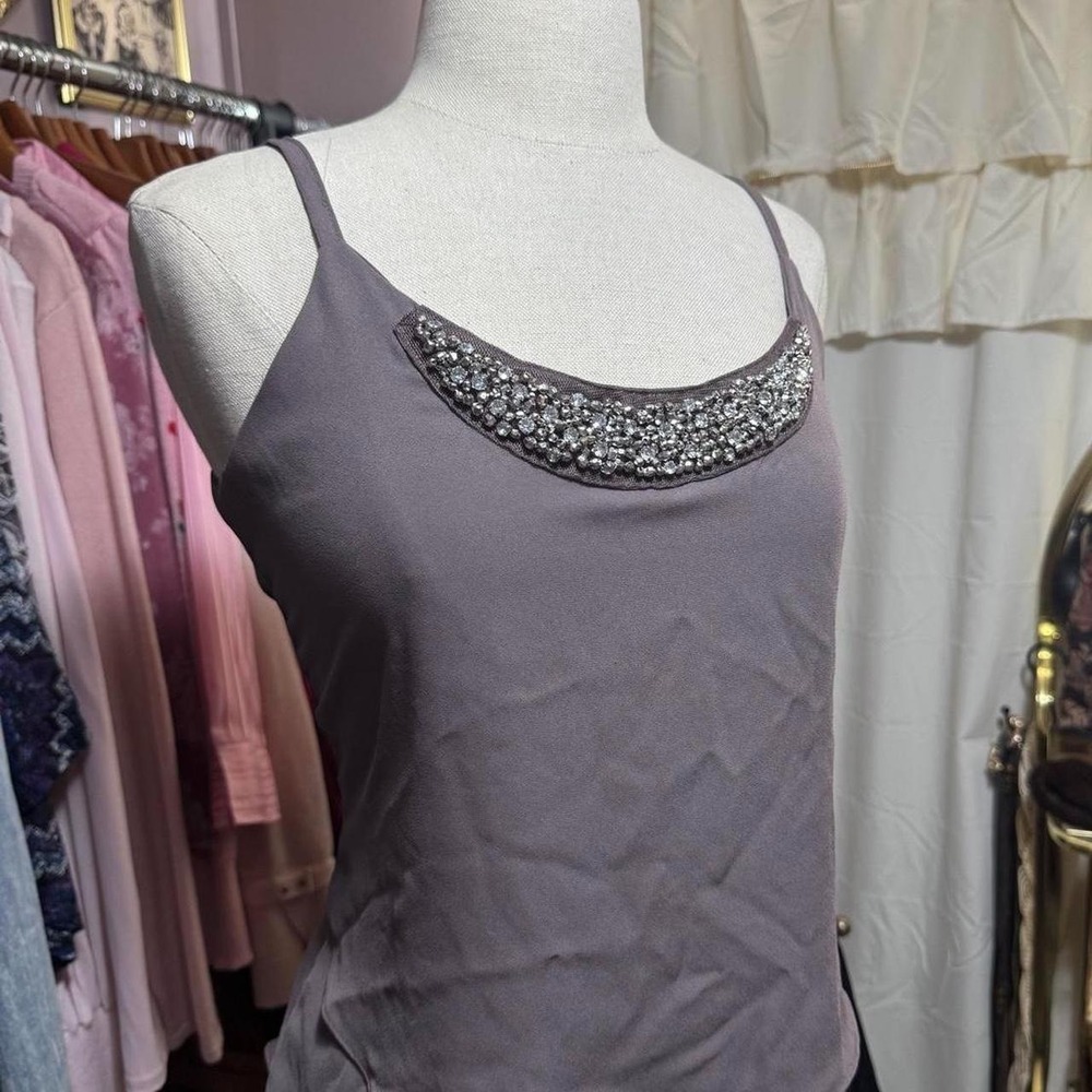 Y2K Beaded Layered Cami Top
